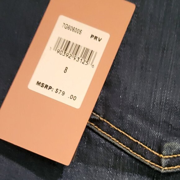 NWT JEN7 BY 7 FOR ALL MANKIND Fray Hem Short Size 8 & 10 - Picture 6 of 11